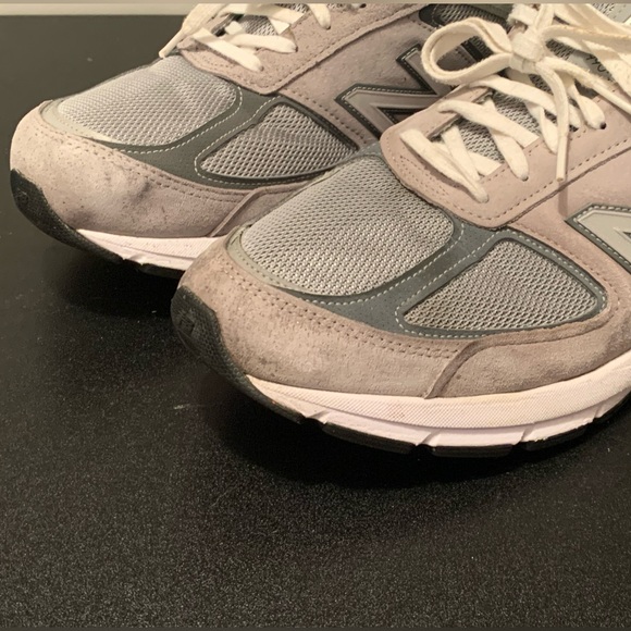 New Balance 990v5 Wide Men's Size 14 2E US Gray Suede Athletic Shoes M990GL5 - Picture 8 of 8